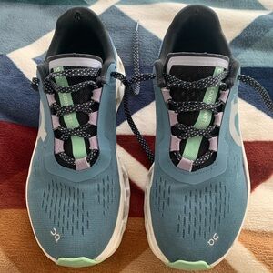 On Running Women's Sneakers in Teal and Mint